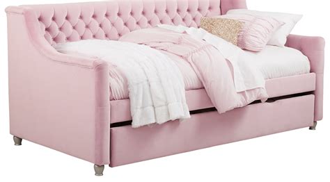 Next, this is another masterpiece from dhp. Alena Pink 3 Pc Full Daybed with Trundle