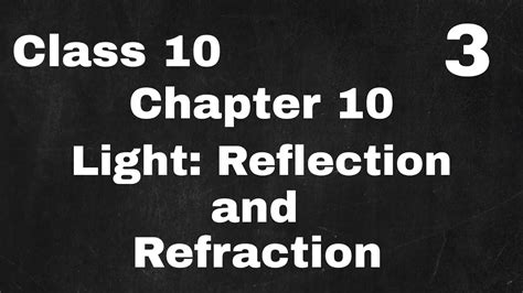 At this angle of incidence, the refracted ray lies along the boundary between water and air. Class 10, Light Reflection and Refraction, Chapter 10 ...