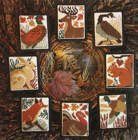 This counted cross stitch pattern was designed from a painting by frederick church. Fall Fields Animals Ornaments Prairie Schooler Cross ...