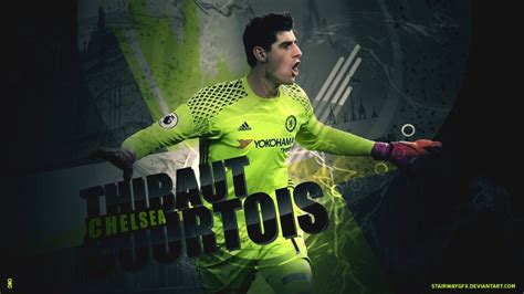 Find courtois pictures and courtois photos on desktop nexus. Thibaut Courtois 2016/17 Wallpaper by StairwayGFX on ...