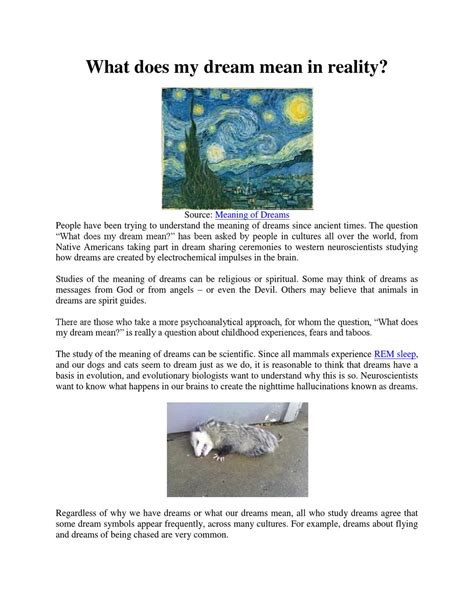 What do cat dreams mean? What does my dream mean in reality? by james hitch - Issuu