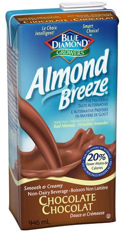 On the flight, my husband and i both snacked on the almonds. Blue Diamond Chocolate Almond Breeze | Walmart Canada