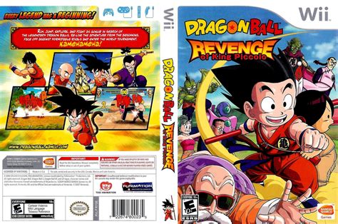 Le titre reprend évidemment tous les personnages principaux et secondaires de l'univers de dragon ball z. Wii - Wii Dragon Ball: Revenge of King Piccolo NTSCIngles