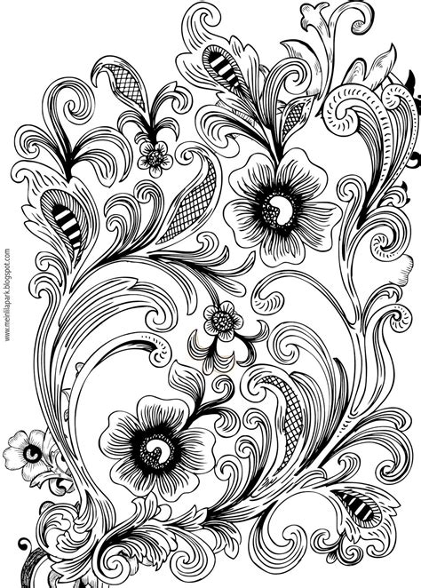 Enjoy a variety of simple designs with this relaxing coloring book from bestselling publishing brand, jade summer. Free printable floral coloring page - Ausmalbild - freebie ...