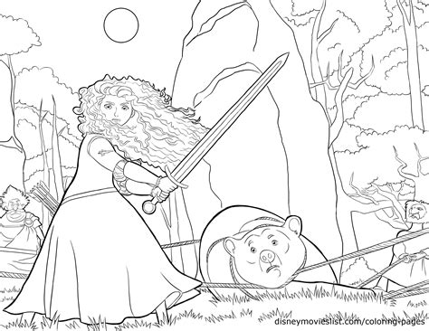 Try these coloring pages from the newest of the disney princesses, merida from brave. for more coloring pages of the other princesses like cinderella and snow white, click here. Disney Brave Coloring Pages at GetColorings.com | Free ...