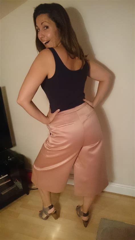 Enormous titted plumper takes it from behind 6 min. Cool in culottes...Not!