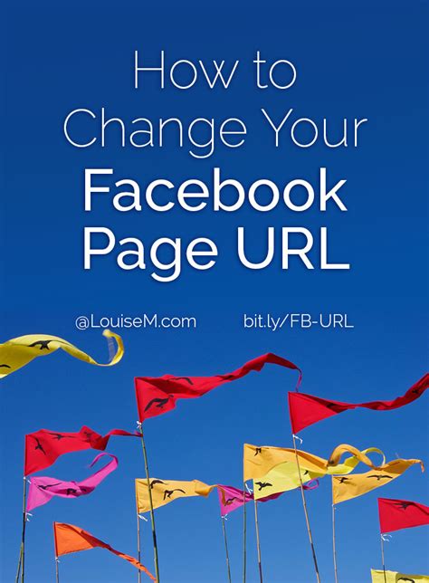 How can i get an url for my facebook page? How to Change Your Facebook Page URL / Username 2015