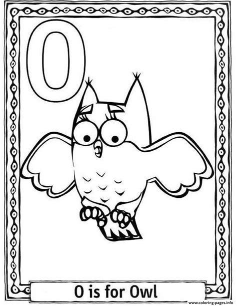 My picture is too small! Owl Alphabet S3e88 Coloring Pages Printable