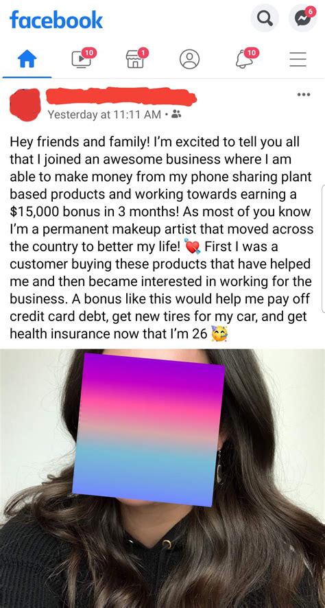 Think of canceling your card as a clean break. Pay off that pesky credit card debt! (Girl I went to highschool with posted this) : antiMLM
