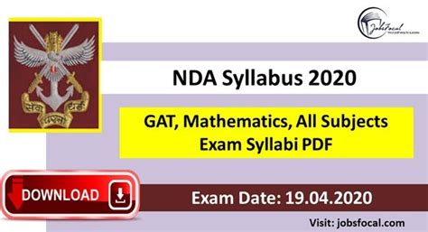 Click here to check if the course you choose is. Pin on NDA Syllabus 2020