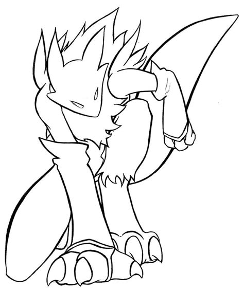 We should've known that the second we became tamers, our lives were never going to be same again. Renamon Coloring Page - Coloring Home