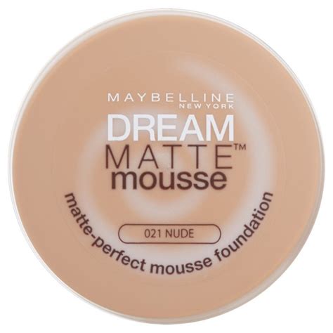 0 out of 5 stars, based on 0 reviews current price $24.79 $ 24. Maybelline Dream Matte Mousse Foundation 021 Nude 18 ml ...