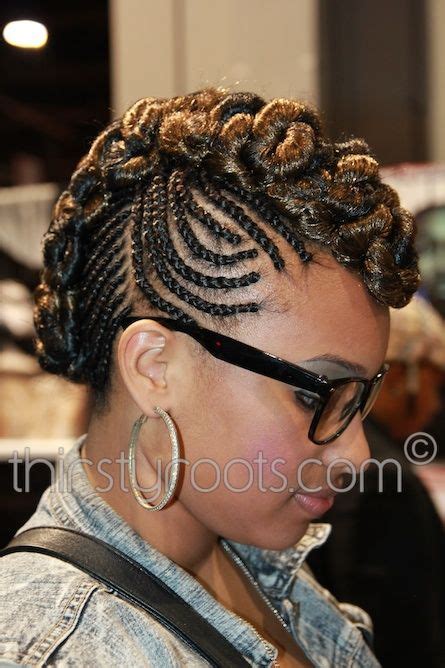 This woman proved that braids, bun and natural curls. Stylish Mohawk Hairstyles | Braided mohawk hairstyles ...