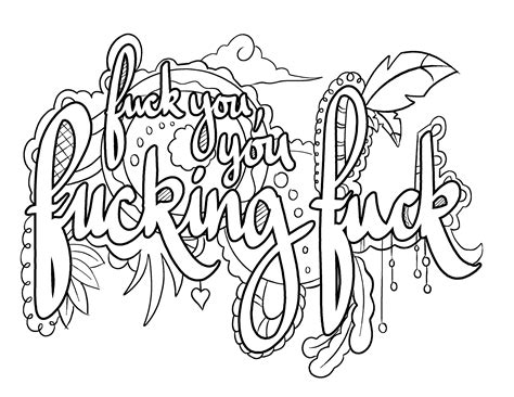 Fuck off im coloring swear word. Pin by Rosaura Contreras on Food!! | Quote coloring pages ...