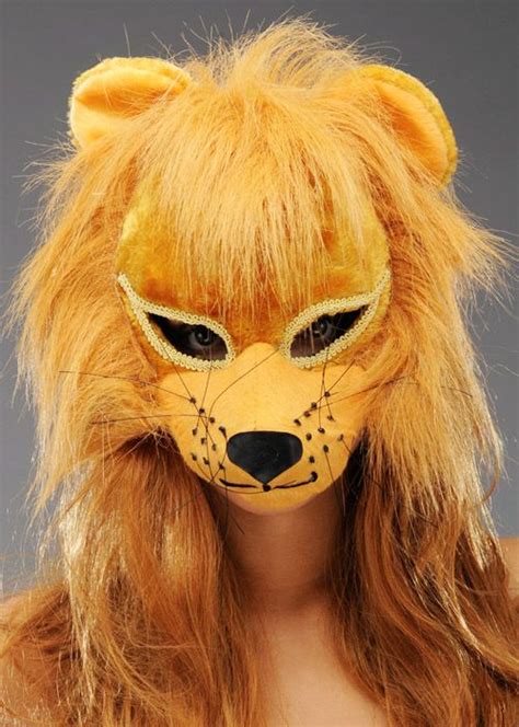 These products have been traditionally worn by people from the early centuries, and as time goes by, they have evolved to fit the modern trends. Lion Half Face Mask with Ears | Half face mask, Face mask ...