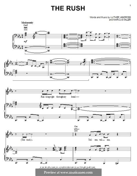 Rush e converted white midi. The Rush by M. Miller - sheet music on MusicaNeo