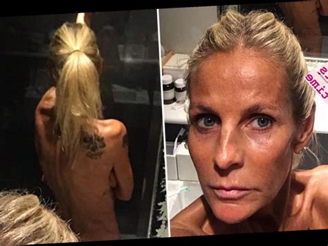 «basically a crispy duck salad with watermelon; Ulrika Jonsson, 53, strips completely naked and says she's ...