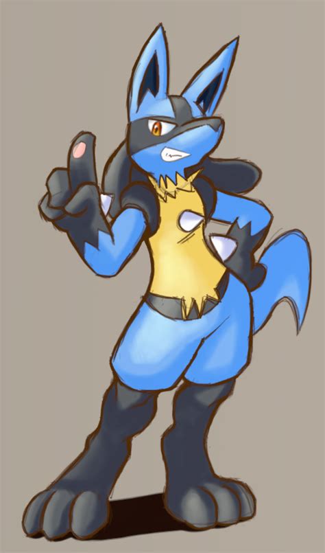 Lucario can mega evolve into mega lucario using the lucarionite. Sass by ohgoshdarnthesecond on DeviantArt