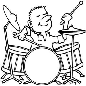 Little monster is an anthropomorphic character created by mercer mayer. Drummer Boy Chased By His Dog Coloring Pages : Kids Play Color