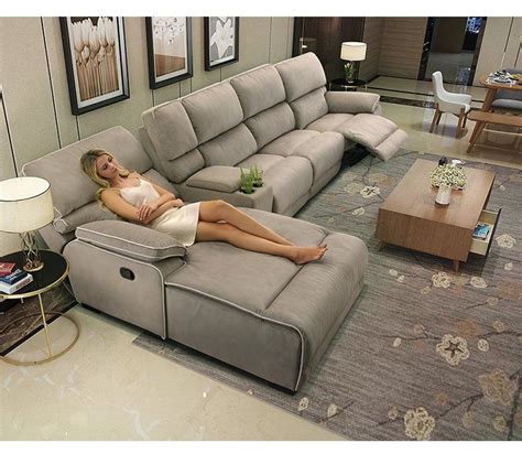 Maybe you would like to learn more about one of these? Luxury Sectional Fabric Sofa With Electric Recliner Seat ...