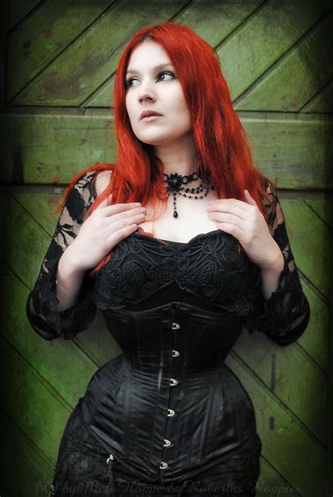 Red haired goth party girl. Redhead | Dark beauty, Goth girls, Curvy dress