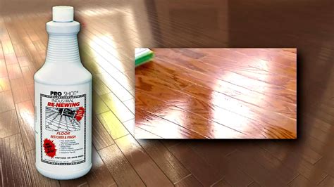 The effect of weather can cause the mineral components of hardwood to discolo. Pro Shot Industrial Re-Newing Floor Restorer ...