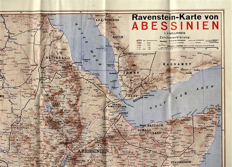 Das land grenzt im osten an deutschland und im süden an belgien. Selten Ravenstein Landkarte Horn von Afrika Abessinien ...