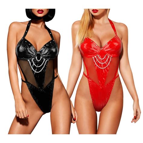 Tendance, élégant et doux, le string pour femme habille le corps tout autant qu'il le dévêt avec délicatesse. Body sexy échancré avec string art. 028E Mod. NATASHA avec ...