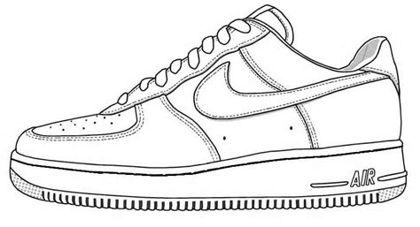 Use these images to quickly print coloring pages. 5cfa4a50fdb8c55dea3aa7c3f8e4ef4c_air-force-1-shoe-drawing ...