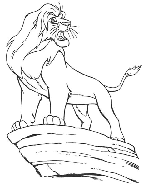 Make your own disney coloring book with thousands of coloring sheets! Baby Simba Drawing at GetDrawings | Free download