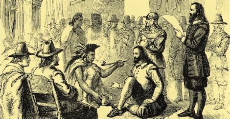 Maybe you would like to learn more about one of these? Tisquantum Mediates Peace to Benefit the Pilgrims, the ...