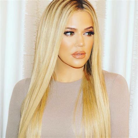 Khloe kardashian style koko kardashian estilo kardashian kardashian family kardashian jenner kardashian photos celebrity style inspiration mode inspiration look fashion. Khloe K. Dlick straight platinum blonde with low lights. # ...