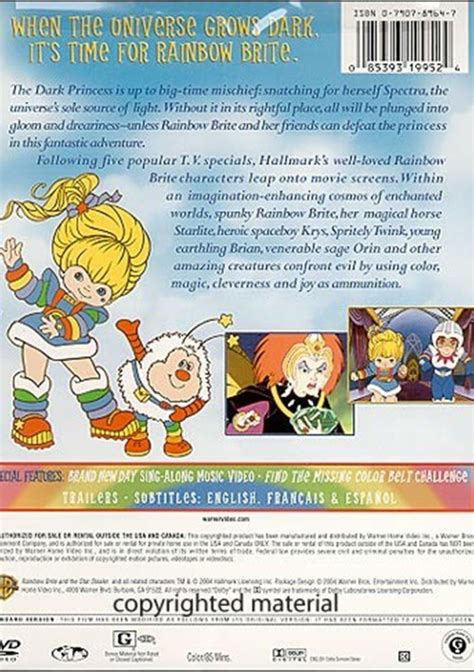 Rainbow brite, and her magical horse starlite, must stop an evil princess and her underlings from taking over the planet spectra. Rainbow Brite And The Star Stealer (DVD 1995) | DVD Empire