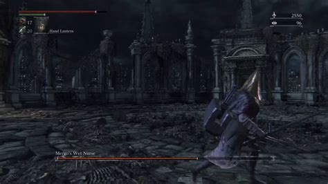 I think she once gave her child to become a great one and she is looking over at mergo and reminiscing of her past pain as a new nightmare child is created. Bloodborne Mergos Wet Nurse - YouTube