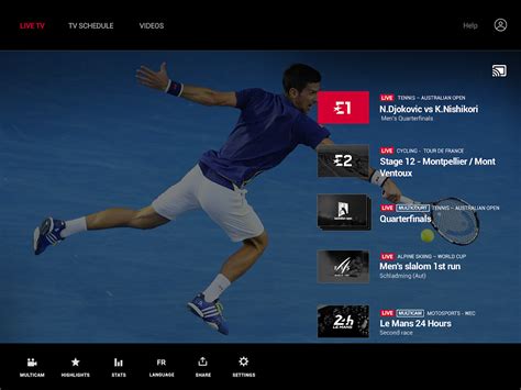 Con eurosport player puoi vedere live e on demand i grandi giri di ciclismo, i tornei del grande slam di tennis, i giochi olimpici di tokyo 2020 e molto. Eurosport Player - Android-apps op Google Play