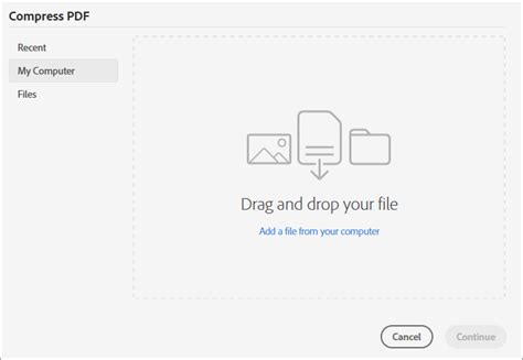 Files and folders can be compressed to save space on your disk. Using Compress PDF