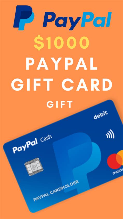 See why egifter is your best option for gift cards with paypal. Win a $1000 PayPal Gift Card Giveaway !!!! It's trusted ...