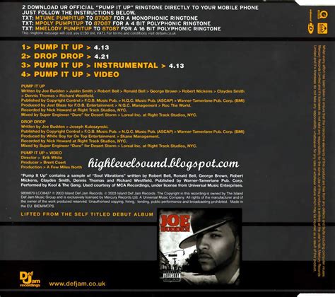 Pump it up joe budden. highest level of music: Joe Budden - Pump It Up-(EU_CDS)-2003-hlm