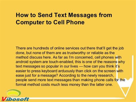 That's right, you can text from your computer to mobile phones using our app. How to send text messages from computer to cell phone
