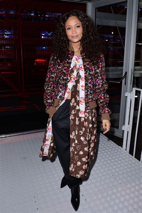 Newton here at frock flicks hq, and as such, we would like to celebrate her contributions to historical film and television. Thandie Newton At Louis Vuitton show during Paris Fashion ...