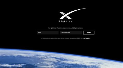 Jump to navigation jump to search. Starlink is getting closer with 'signup for service ...