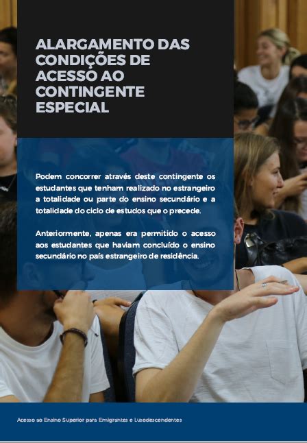 Aqui poderá obter informações relacionadas com o concurso nacional de acesso do ensino superior, bem como os concursos especiais que abrangem os maiores de 23. Acesso ao Ensino Superior para emigrantes e ...