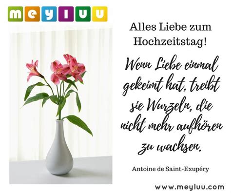 Am hochzeitstag die sonne lacht das brautpaar hat sie mitgebracht so soll es sein ein leben lang dann wird euch auch die zeit nicht lang das glück und reichen kindersegen das wünschen wir auf euren wegen. 11 best Glückwünsche zum Hochzeitstag images on Pinterest