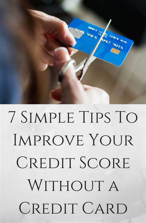 7 Simple Tips To Improve Your Credit Score Without a Credit Card | Credit score, What is credit ...