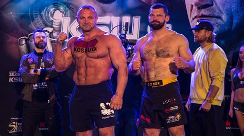 Po jednym z nich mocno ucierpiał pudzianowski, który oberwał w krocze. SZYMON KOŁECKI PO INTENSYWNYM STAREDOWNIE Z MARIUSZEM ...