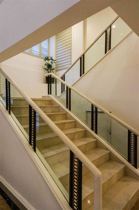 Maybe you would like to learn more about one of these? White Marble Stairs And Handrail Stock Images - Image ...