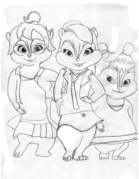 Get hold of these coloring sheets that are full of pictures and involve your kid in painting them. Alvin Et Les Chipmunks 3 Coloriage | Imprimer et Obtenir ...