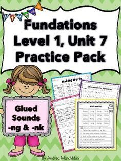 Fundations 2 unit 9 how to markup word cursive. Fundations Glued Sounds Mini Posters - Level 1 | Wilson reading program, Word work, Wilson reading