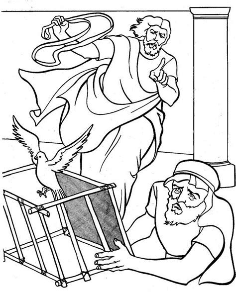 Just click on any of the coloring pages below to get instant access to the printable pdf version. Jesus cleanses the temple | Sunday school coloring pages ...