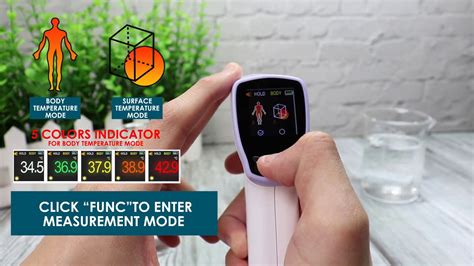 Another easy method to calibrate your infrared thermometer is by comparing its temperature measurement with the one obtained from a ce approved contact thermometer. HT20 Forehead Infrared Thermometer - Temperature mode ...